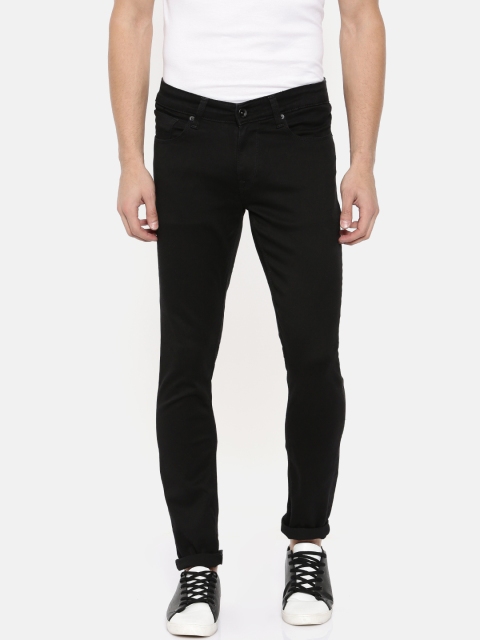 

SPYKAR Men Black Skinny Fit Low-Rise Clean Look Stretchable Jeans