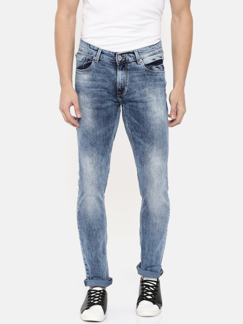 

SPYKAR Men Blue Skinny Fit Low-Rise Clean Look Stretchable Jeans