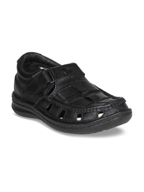 

Healers Men Black Shoe-Style Sandals