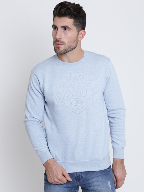 

Duke Stardust Men Blue Printed Sweatshirt