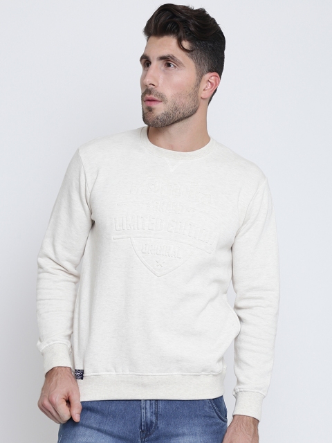 

Duke Stardust Men Off-White Printed Sweatshirt