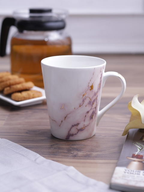 

Sanjeev Kapoor Off-White & Purple 2-Pieces Printed Bone China Cups Set