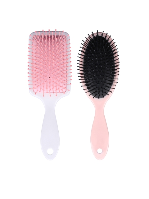 

CUTECUMBER Girls Set of 2 Cushioned Paddle Hair Brushes, Multi