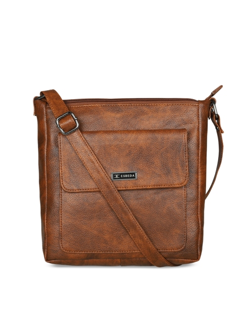 

ESBEDA Tan Solid Sling Bag