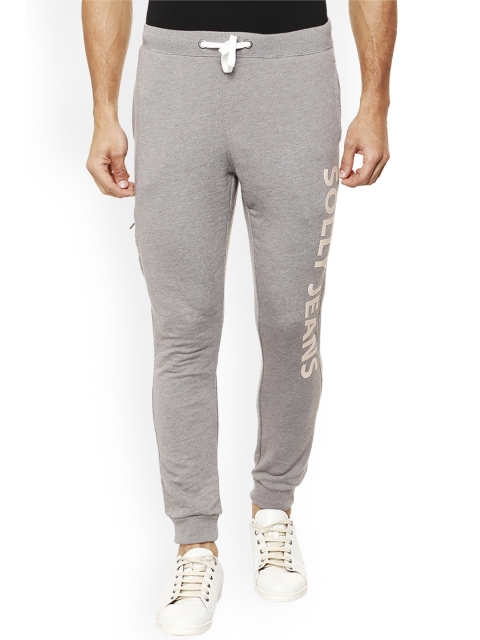 

Solly Jeans Co. Men Grey Solid Joggers