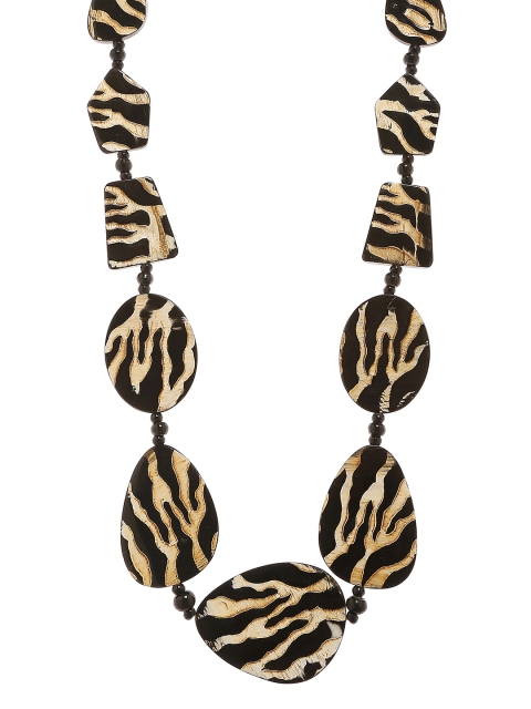 

Bamboo Tree Jewels Brown Brass Handcrafted Necklace