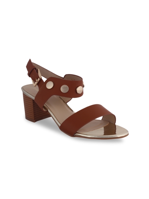 

pelle albero Women Camel Brown Solid Heels