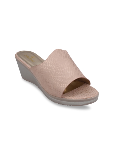 

pelle albero Women Pink Printed Mules