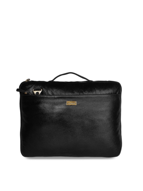 

SCHARF Unisex Black Solid Laptop Bag
