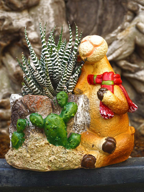 

Aapno Rajasthan Mustard & Green Planter Pot