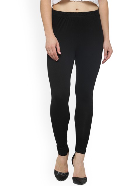 

Castle Women Black Solid Leggings
