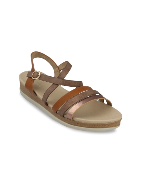 

pelle albero Women Brown Solid Wedges