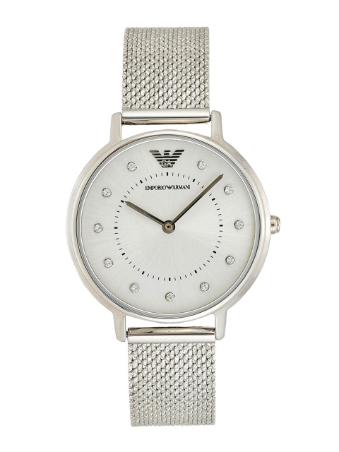 

Emporio Armani Women Silver-Toned Analogue Watch AR11128