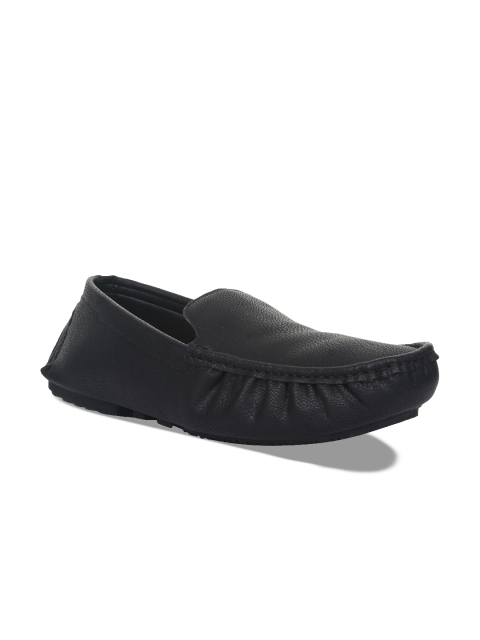 

Gliders Men Black Solid Loafers