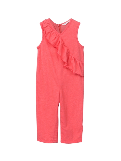 

Beebay Orange Solid Basic Jumpsuit