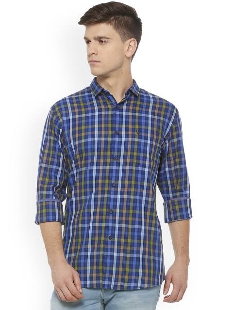 

Allen Solly Men Multicoloured Regular Fit Checked Casual Shirt, Multi