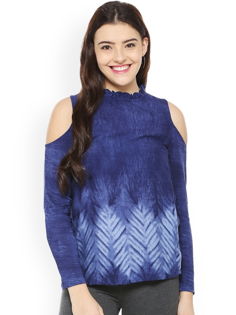 

People Women Blue Dyed Top