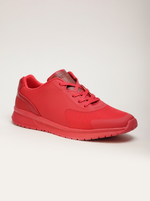 

LOCOMOTIVE Men Red Synthetic Leather Sneakers