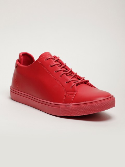 

LOCOMOTIVE Men Red Synthetic Leather Sneakers