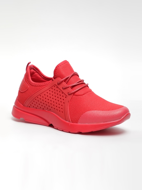 

LOCOMOTIVE Men Red Synthetic Leather Sneakers