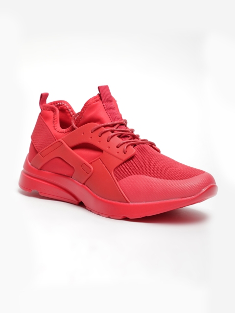 

LOCOMOTIVE Men Red Synthetic Leather Sneakers