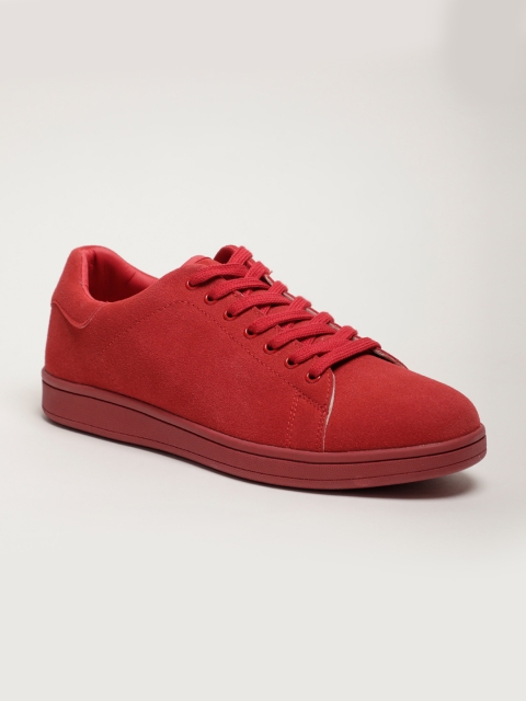 

LOCOMOTIVE Men Red Synthetic Leather Sneakers
