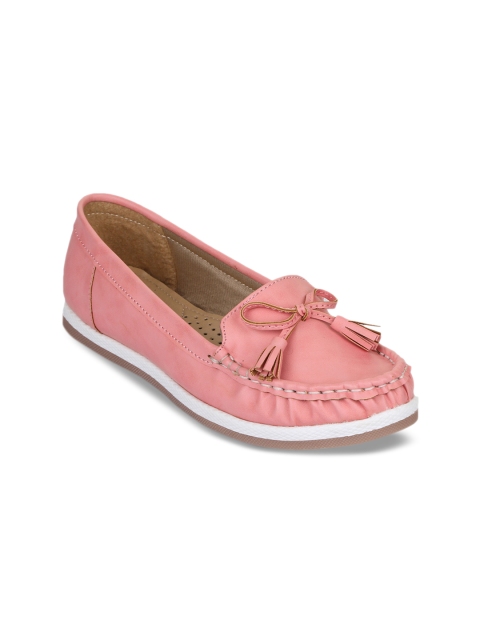 

Bruno Manetti Women Pink Loafers