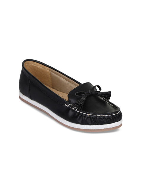 

Bruno Manetti Women Black Loafers