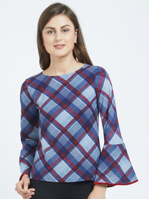 

Soie Women Multicoloured Checked Top, Multi