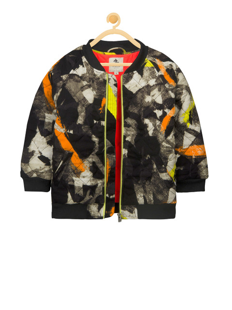 

Cherry Crumble Unisex Multicoloured Printed Quilted Jacket, Multi