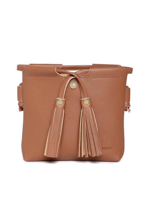

Kanvas Katha Tan Solid Sling Bag