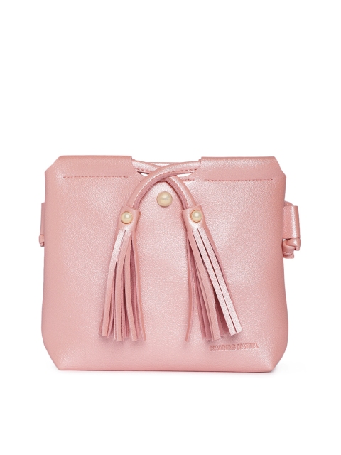 

Kanvas Katha Pink Solid Sling Bag