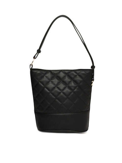 

Accessorize Black Quilted Hobo Bag