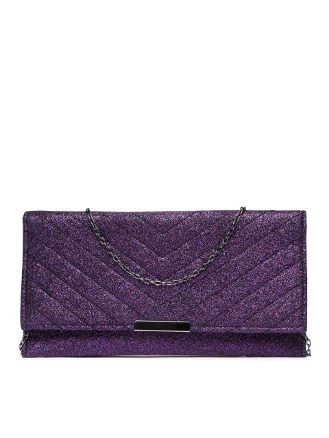 

Accessorize Purple Embellished Clutch