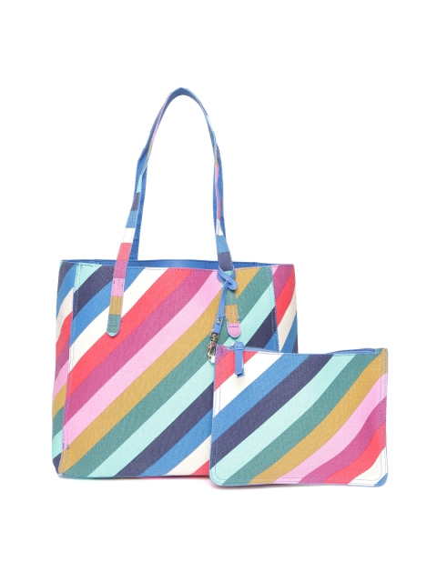 

Accessorize Multicoloured Striped Reversible Tote Bag, Multi