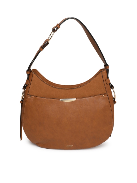 

Accessorize Tan Brown Solid Hobo Bag