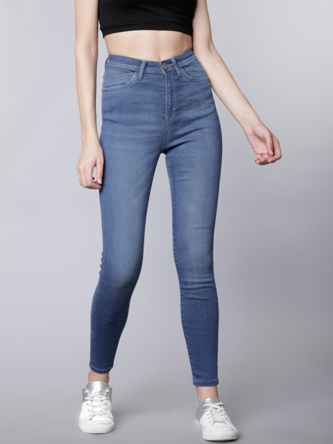 

Tokyo Talkies Women Blue Super Skinny Fit Mid-Rise Clean Look Jeans