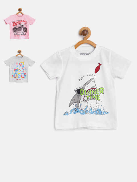 

Cherokee Boys Pack of 3 Assorted Pure Cotton T-shirts