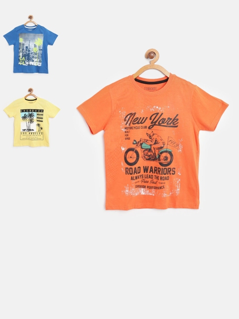 

Cherokee Boys Pack of 3 Assorted Round Neck T-shirts
