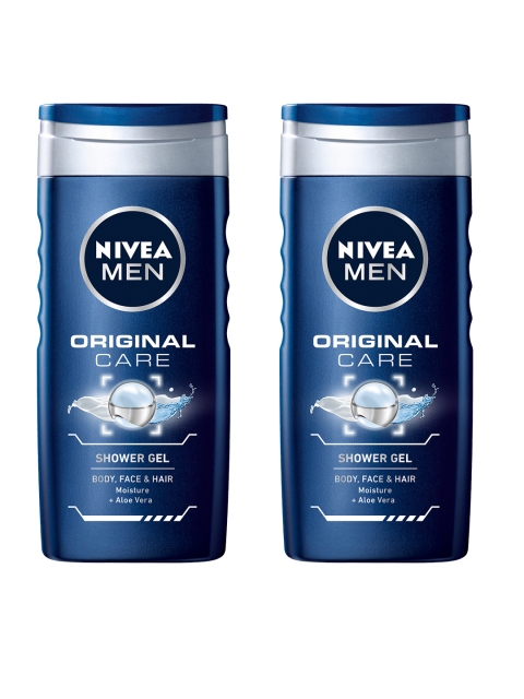 

Nivea Men Pack of 2 Original Care Shower Gel, Blue