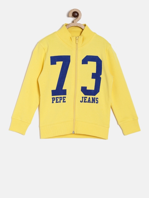 

Pepe Jeans Boys Yellow Printed Sweatshirt