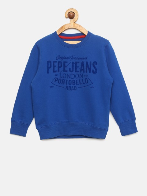 

Pepe Jeans Boys Blue Printed Sweatshirt