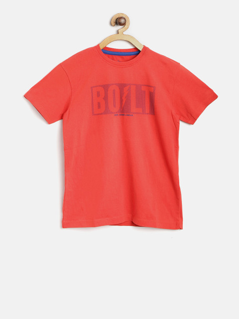 

Pepe Jeans Boys Red Printed Detail Round Neck T-shirt
