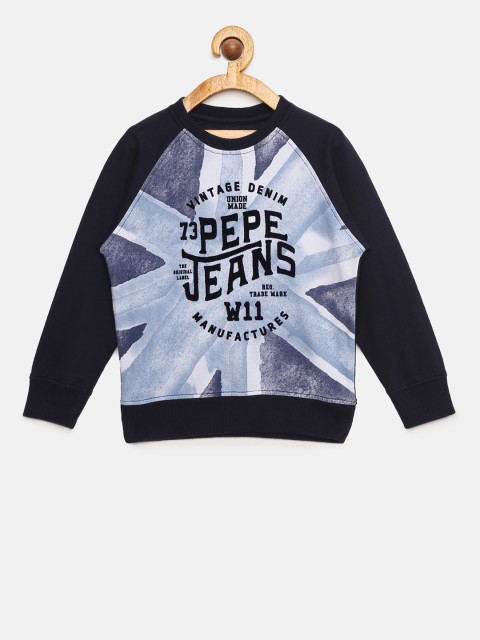 

Pepe Jeans Boys Black Printed Sweatshirt