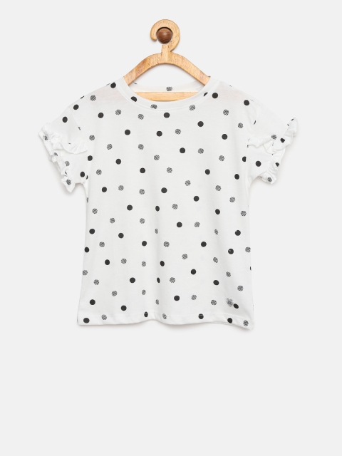 

Pepe Jeans Girls White Printed Round Neck T-shirt