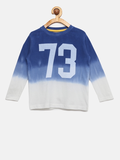 

Pepe Jeans Boys Blue Colourblocked Round Neck T-shirt
