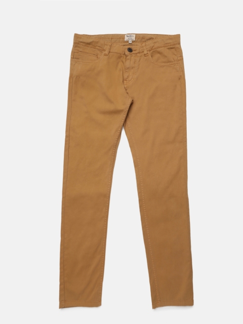

Pepe Jeans Boys Khaki Regular Fit Solid Chinos