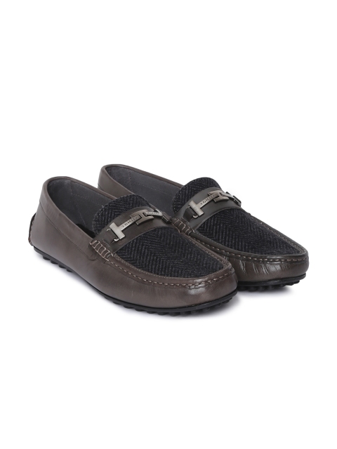 

Tommy Hilfiger Men Brown Leather Loafers