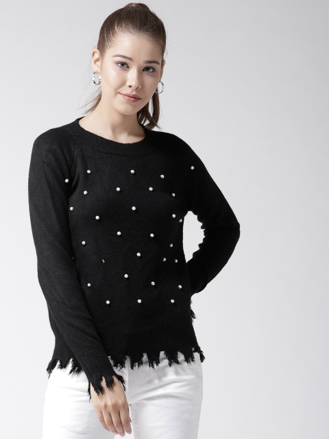 

Fort Collins Women Black Embellished Pullover