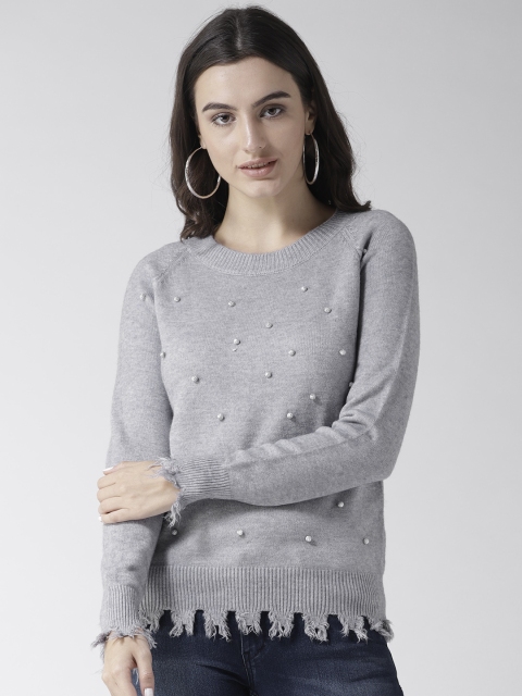 

Fort Collins Women Grey Solid Pullover